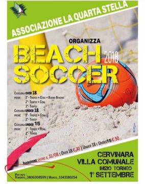 Cervinara: Beach Soccer in Villa Comunale