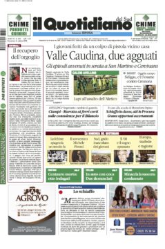 Valle Caudina, le prime pagine del giorno
