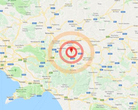 Scossa di terremoto in Irpinia: avvertita in zona epicentro
