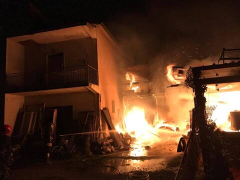 San Martino: distrutta da un incendio un’abitazione