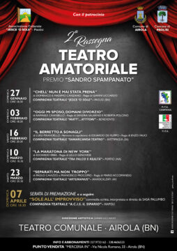 Airola: Seconda rassegna del Teatro amatoriale, premio Sandro Spampanato