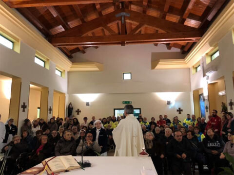 Sant’Agata de’ Goti: Giornata del Malato, celebrata dal vescovo Battaglia una messa all’ospedale