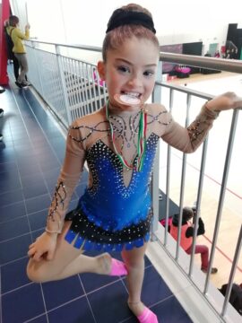 Cervinara, ginnastica ritmica: la giovanissima Giorgia alle gare nazionali di Rimini