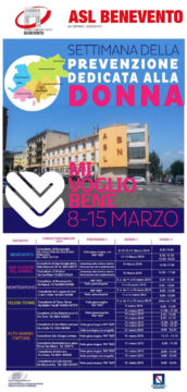Montesarchio, Sant’Agata de’ Goti: settimana della prevenzione da domani al 15 marzo presso il DIstretto Sanitario