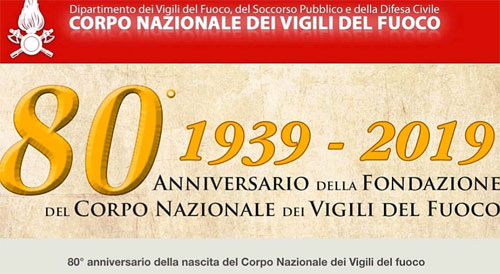Vigili del Fuoco: partono da Avellino i festeggiamenti per gli 80 anni del Corpo