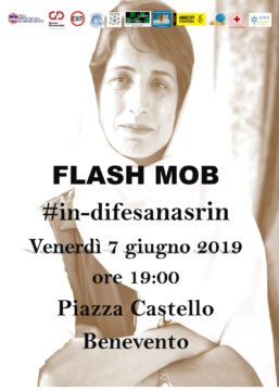 Benevento: Flash Mob per l’avvocato Nasrin Sotoudeh