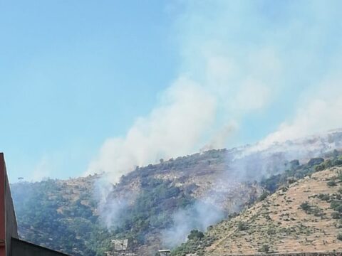 Cronaca: incendio ai confini tra Valle Caudina e Valle di Suessola