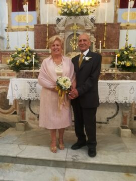 Cervinara: nozze d’oro per Aniello Cioffi e Viola Taddeo