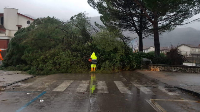 Sannio: viabilità sulle strade provinciali investite da caduta massi e alberi