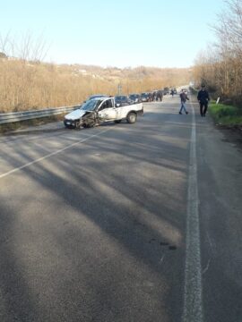 Valle Caudina: incidente lungo l’asse attrezzato, coinvolto il dottore Rizzo sindaco di Pietrastornina
