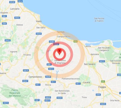 Terremoto in Molise: epicentro a Rotello, in provincia di Campobasso