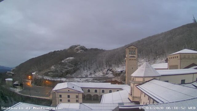 Valle Caudina: neve a Montevergine e temperature a picco