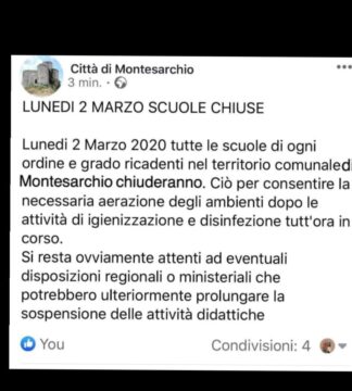 Montesarchio, il Comune querela profilo Facebook falso