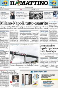 Rassegna Stampa Dei Quotidiani Oggi In Edicola