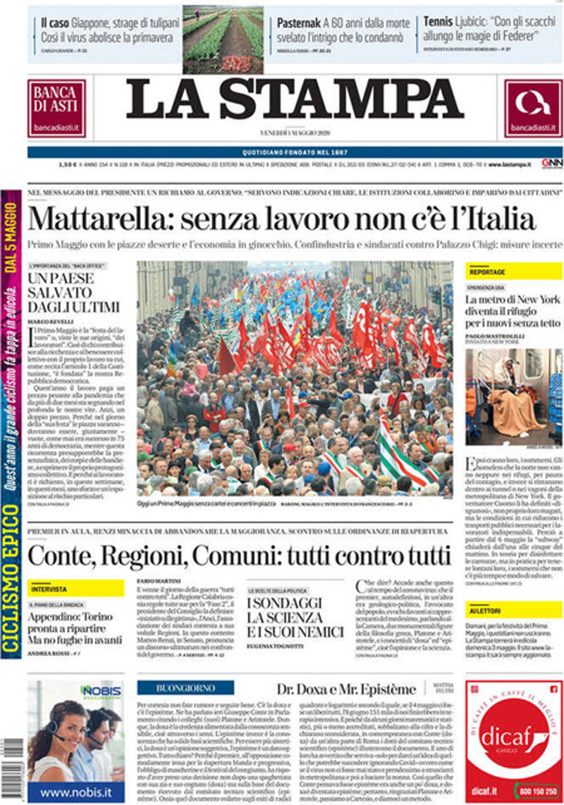 1_la_stampa Il Caudino