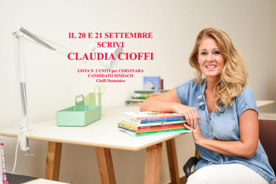 Cervinara, comunali: Claudia Cioffi, impegno e forza di volontà
