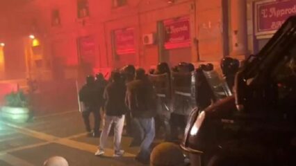 Guerriglia a Napoli, due arresti