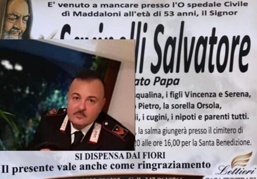 Carabiniere 53enne muore al Covid Hospital