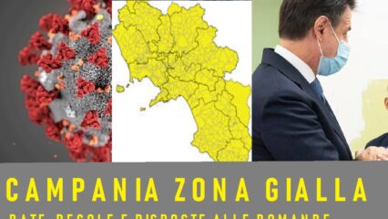 Campania in zona gialla anche la prossima settimana