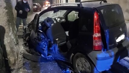 Cervinara: 4 ragazzi feriti in un brutto incidente a via Dei Monti