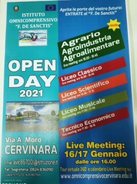 Valle Caudina: open day al De Sanctis di Cervinara, guida alla scelta migliore