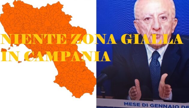 Emergenza covid: Campania in zona arancione, la richiesta dei De Luca