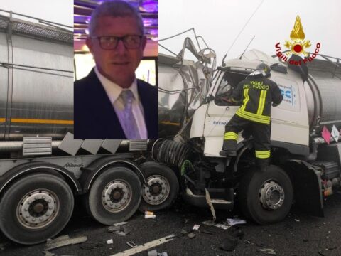 Cronaca: camion contro tir, muore un 53enne