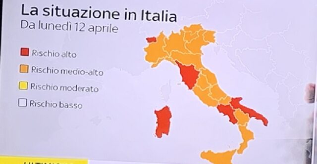 La Campania resta zona rossa