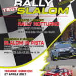 Motori in pista: rally slalom notturno, gara automobilistica