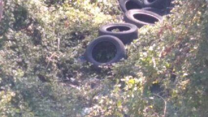 Valle Caudina: centinaia di pneumatici usati abbandonati
