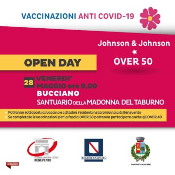 Vaccini: open day a Bucciano per over gli 50
