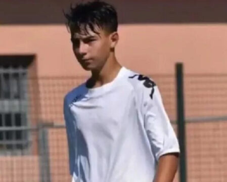 Christian muore a 14 anni, era una promessa del calcio