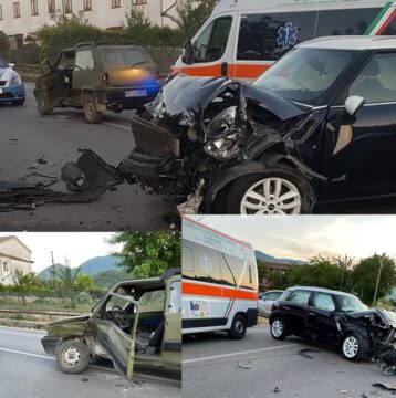 Cervinara/San Martino: schianto in via Variante, tre feriti
