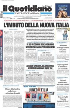 Rassegna stampa dei quotidiani, giovedì 19 agosto 2021