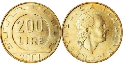 La moneta da 200 lire che vale sino a 15mila euro