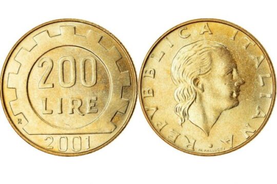 La moneta da 200 lire che vale sino a 15mila euro