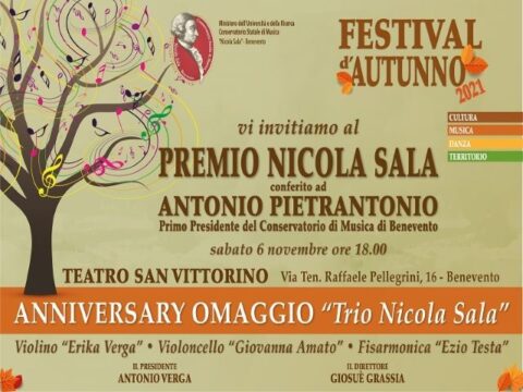 Festival d’Autunno, domani giornata per Antonio Pietrantonio