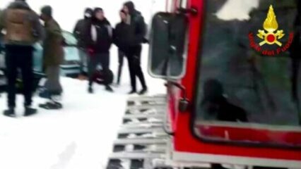 12 ragazzi bloccati dalla neve sul Partenio