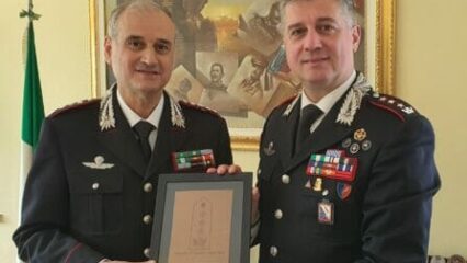 Promozione a colonnello dei carabinieri per Claudio Rosa