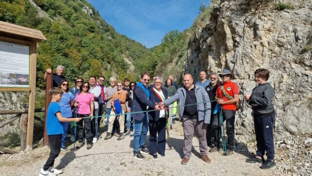 Inaugurato il primo sentiero geologico del Parco Regionale Taburno – Camposauro