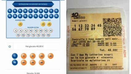 Lotto e 10elotto premiano la Campania, vincite anche di 240mila euro