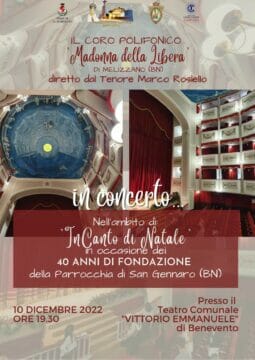 Inizia il tour natalizio del coro polifonico Madonna della Libera di Melizzano