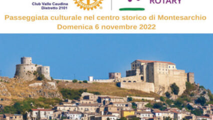 Valle Caudina: la passeggiata culturale e solidale del Rotary Club