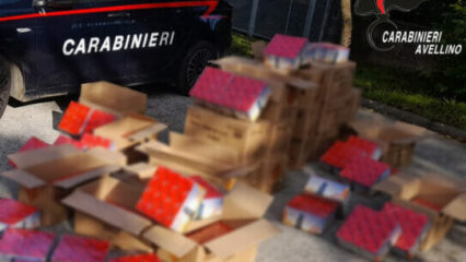 Valle Caudina: i carabinieiri sequestrano 600 kg di materiale esplodente