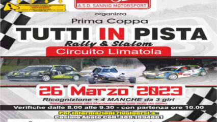 Limatola: Prima Coppa di rally e slalom “Tutti in Pista”