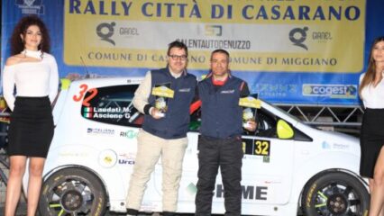 Gli irpini Laudati e Ascione conquistano il terzo posto al rally di Casarano