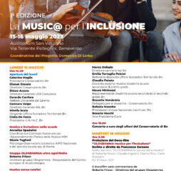 La music@ per l'Inclusione del conservatorio di Benevento
