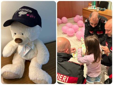 La bella storia: tre carabinieri salvano la vita ad un bimba di 4 anni