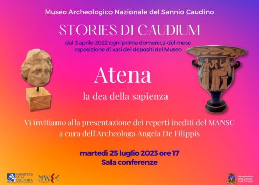 Montesarchio: l'archeologa Angela De Filippis racconta la dea Atena