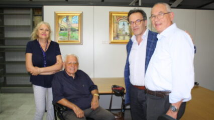 Lombardi dona un quadro al Museo del Sannio